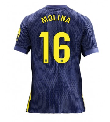 Atletico Madrid Nahuel Molina #16 Segunda Equipación 2025-26 Manga Corta